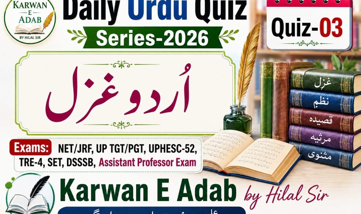 Daily Urdu Quiz Series Quiz-03