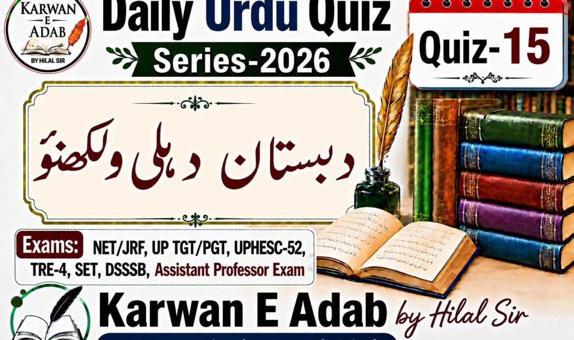 Daily Urdu Quiz Series Quiz-15