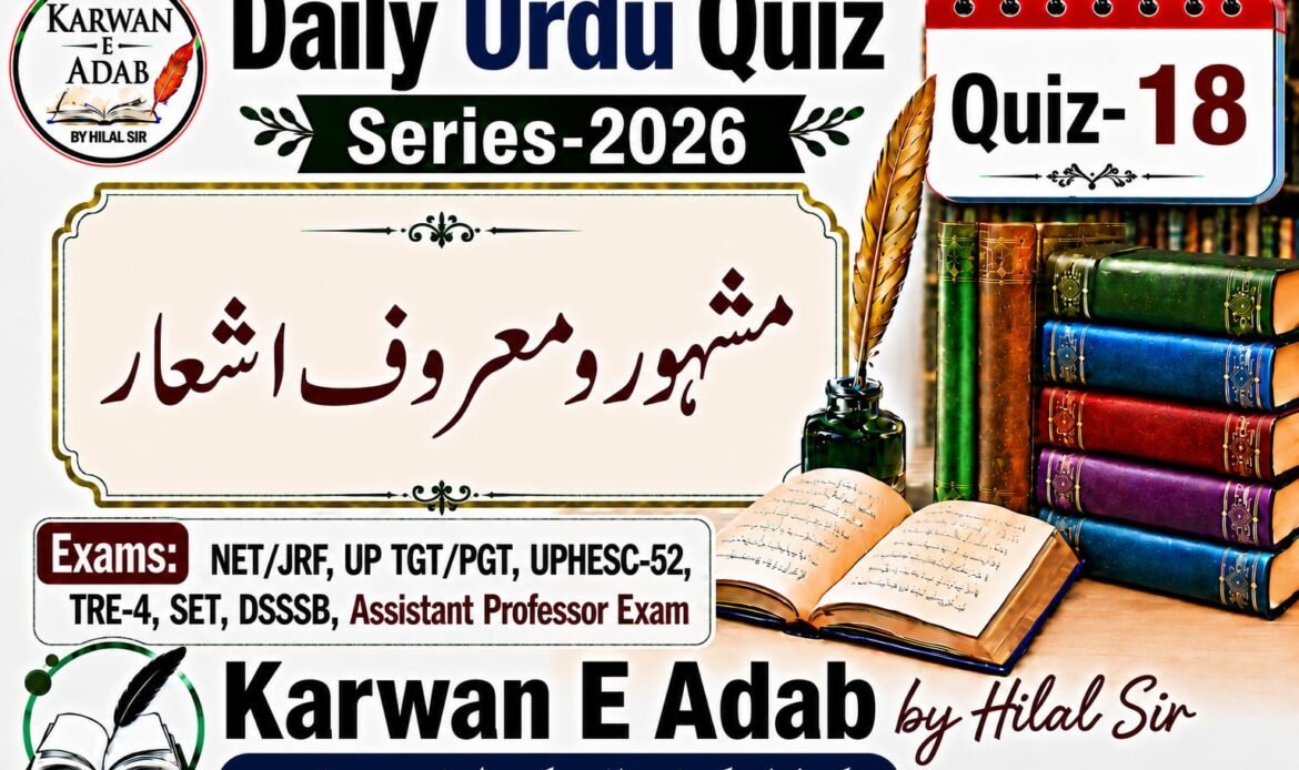 Daily Urdu Quiz Series Quiz-18